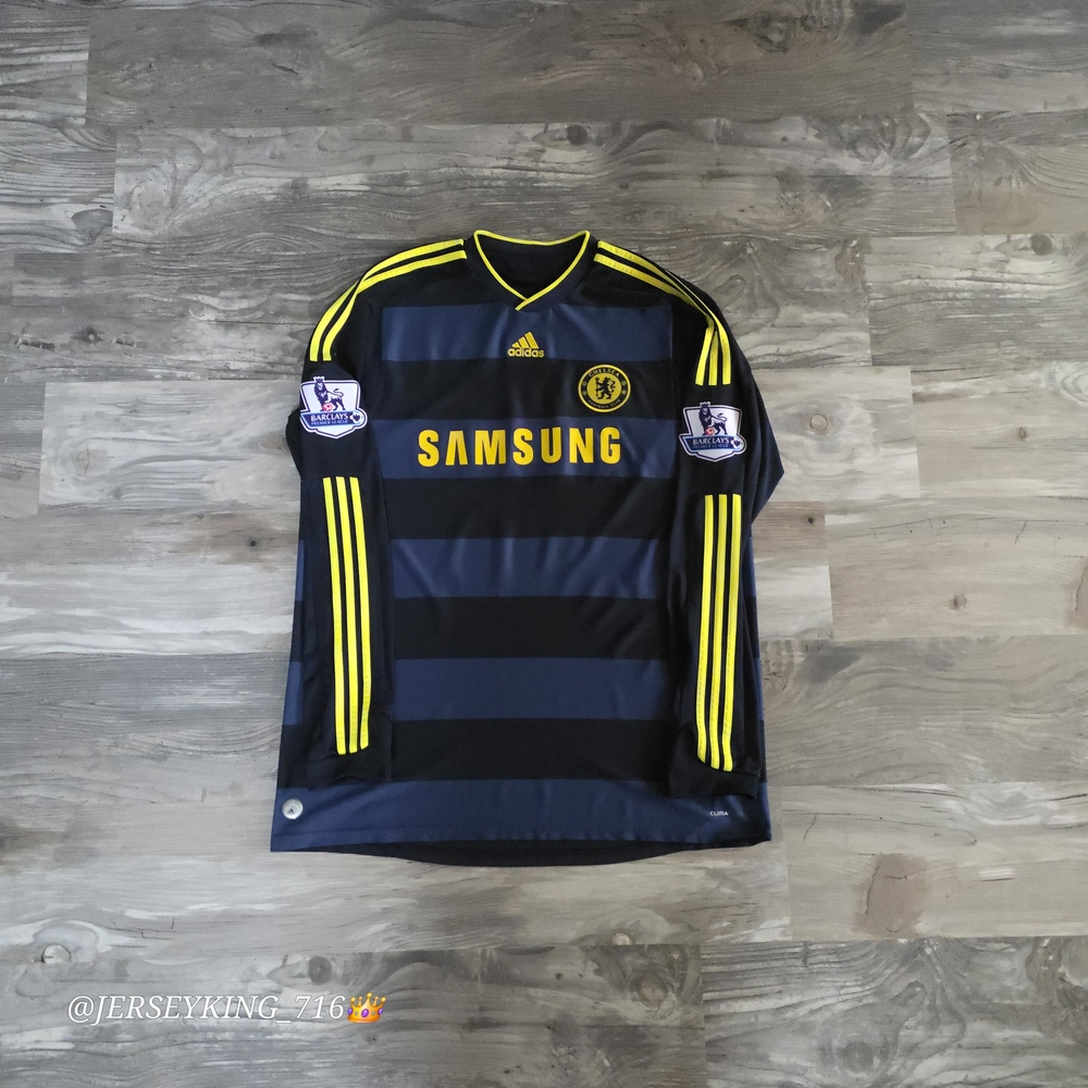 Adidas Chelsea FC Andriy Shevchenko #7 2009/2010 Long Sleeve Away Jersey EPL XXL - Picture 2 of 13